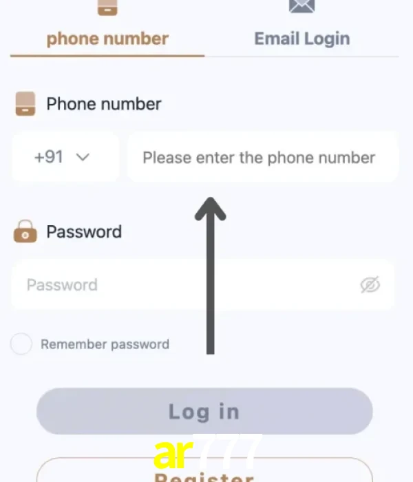 ar777 login
